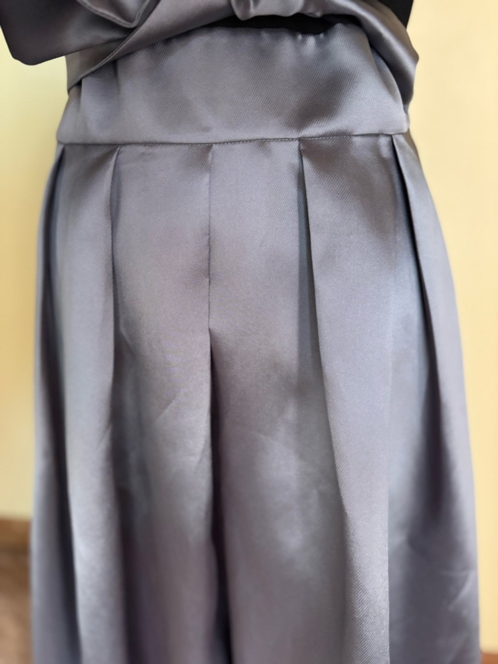 Lauren Ralph Lauren High-Low Fit & Flare Dress in Black and Gray 12 Quiet Luxury - Picture 8 of 14